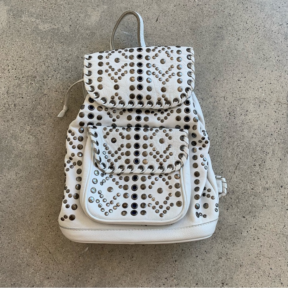 White Cleobella Backpack